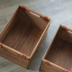 Elegant Storage Basket made of Solid Wood | Kelmera