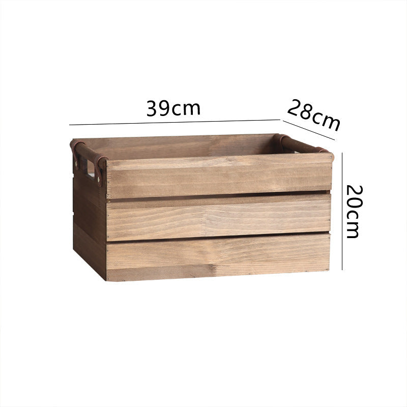 Elegant Storage Basket made of Solid Wood | Kelmera
