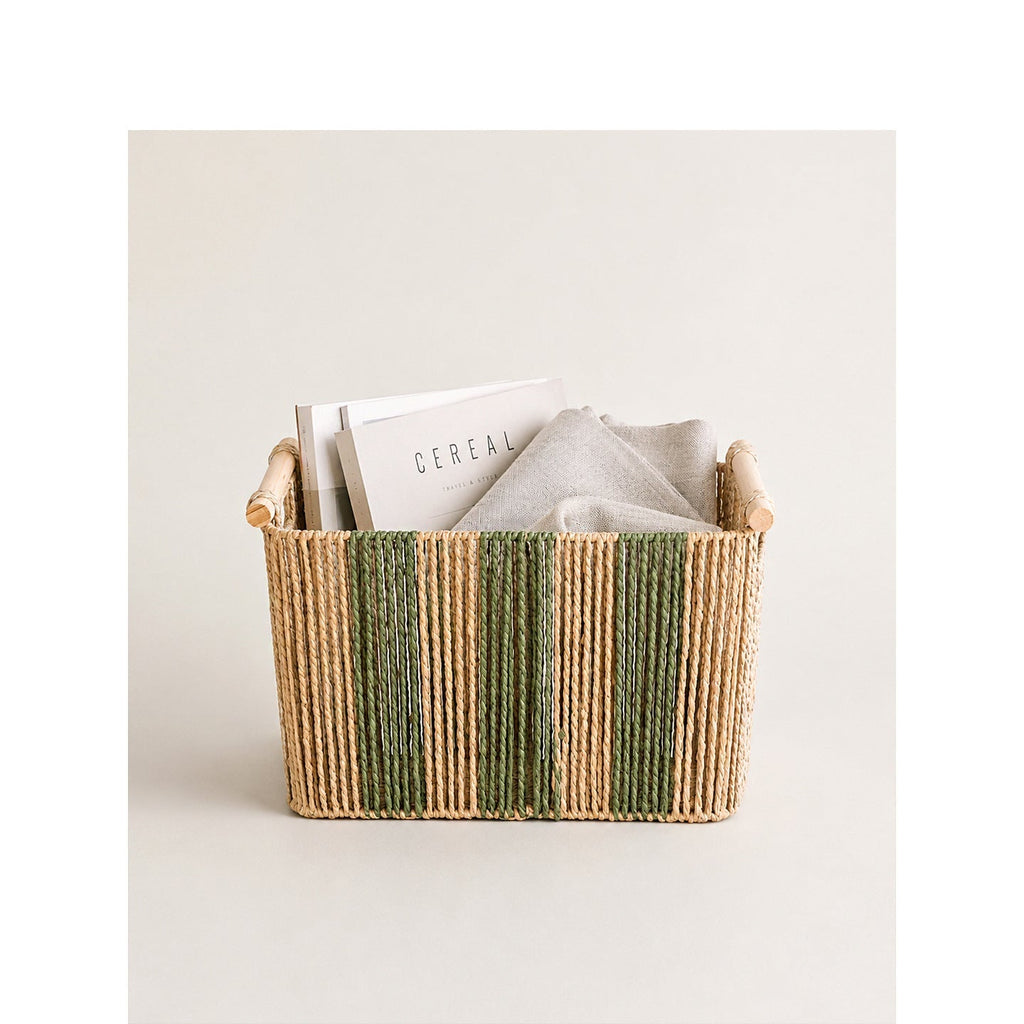 Elegant Storage Basket with Sturdy Handles | Kelmera