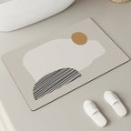 Elegant Textured Bathroom Mat | Kelmera