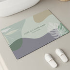 Elegant Textured Bathroom Mat | Kelmera