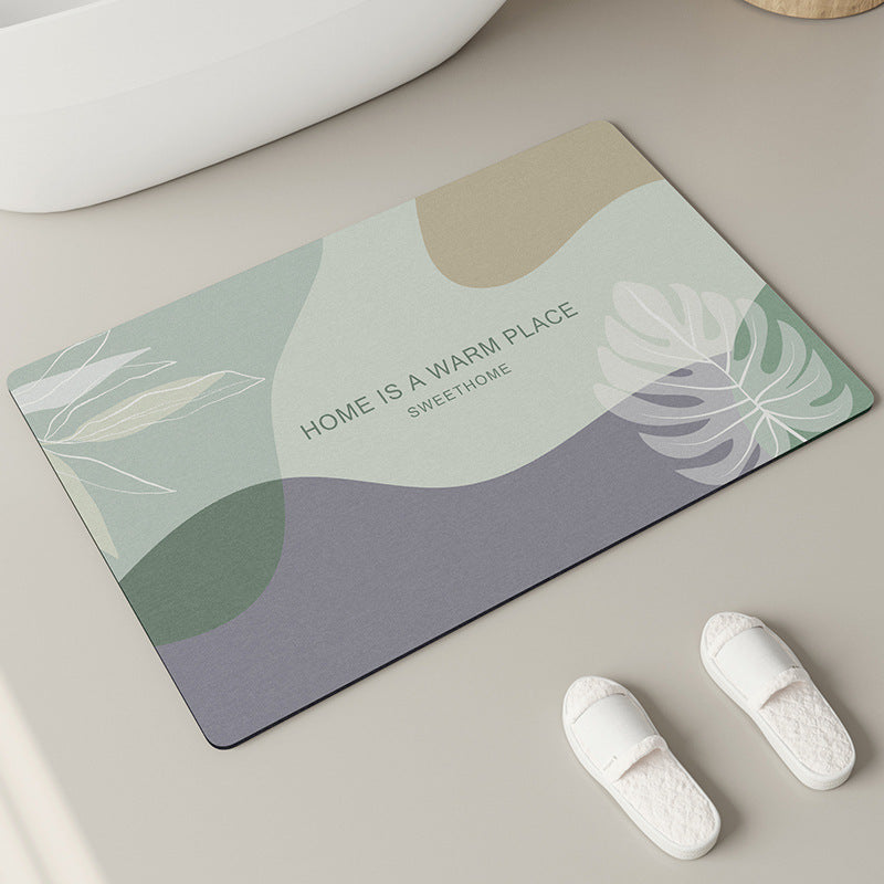 Elegant Textured Bathroom Mat | Kelmera