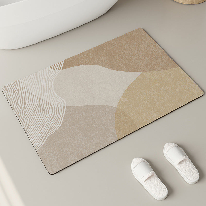 Elegant Textured Bathroom Mat | Kelmera