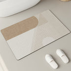 Elegant Textured Bathroom Mat | Kelmera