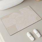 Elegant Textured Bathroom Mat | Kelmera