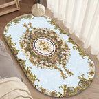 Elegant Vintage Floral Area Rug | Kelmera