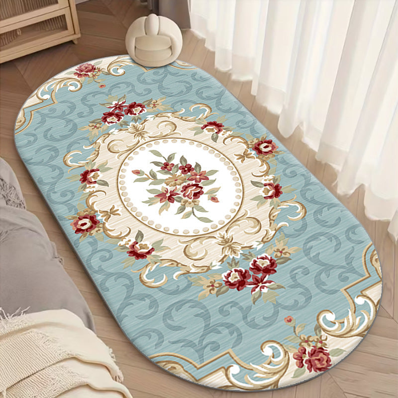 Elegant Vintage Floral Area Rug | Kelmera
