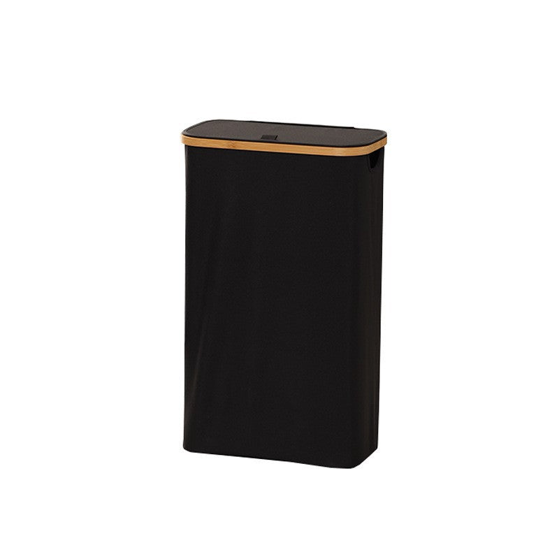 Elegant Waste Bin with Bamboo Lid | Kelmera