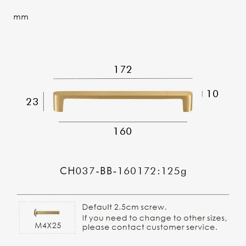 Elstisa Wall Brass Handles