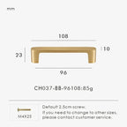 Elstisa Wall Brass Handles
