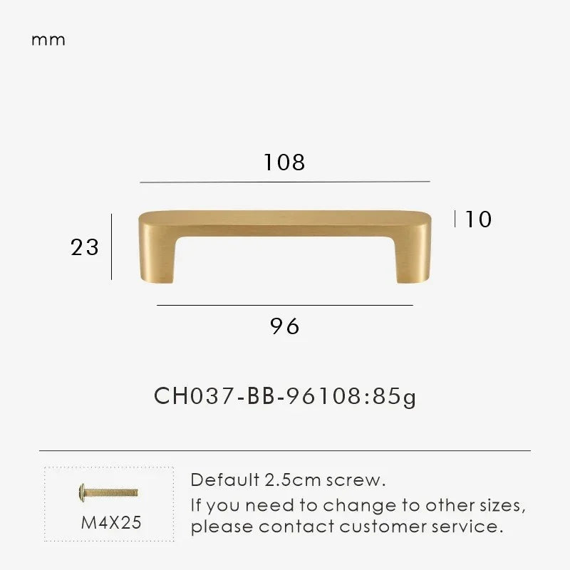 Elstisa Wall Brass Handles