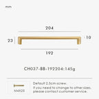 Elstisa Wall Brass Handles