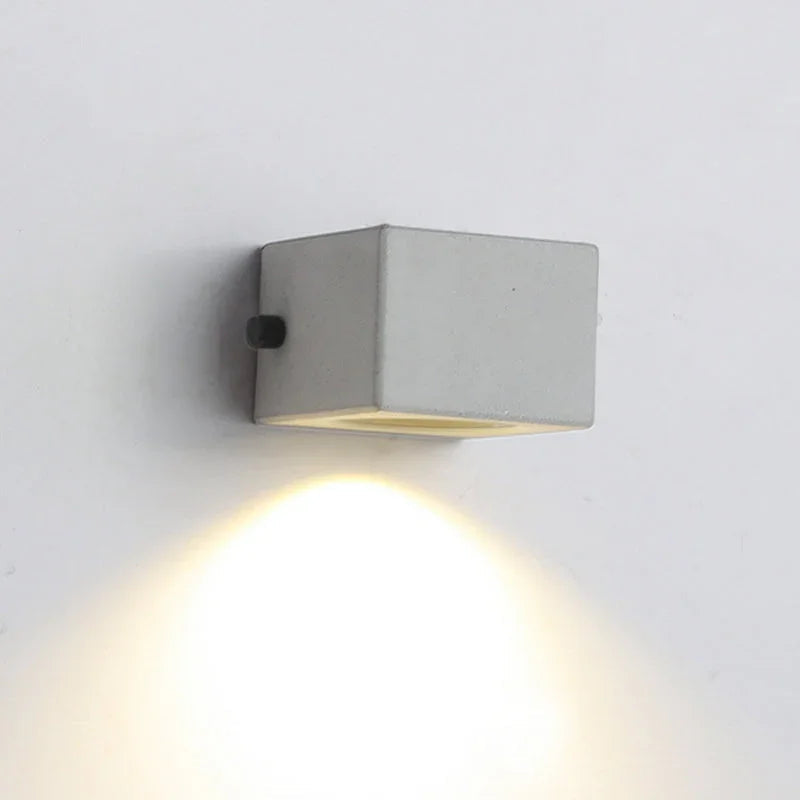Elvas Cement LED Wall Lamp