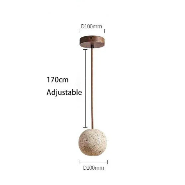 Emlvia Travertine Pendant Lamp