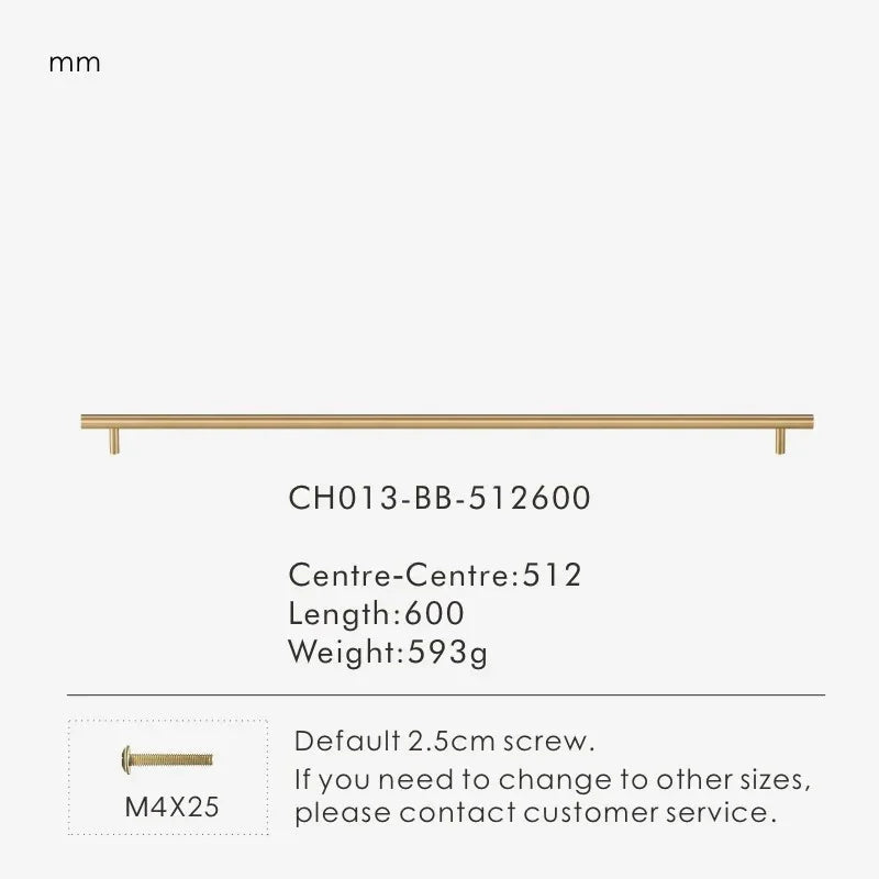 Emrando Brass Cabinet Handle