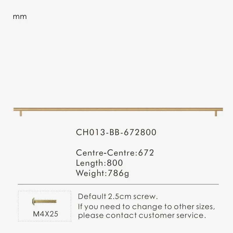 Emrando Brass Cabinet Handle