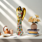Engel Statue with Flower Pattern | Kelmera