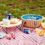 Exclusive Basket with Handles made of Woven Rattan | Kelmera