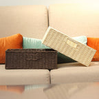 Fabric-Lined Woven Storage Basket | Kelmera