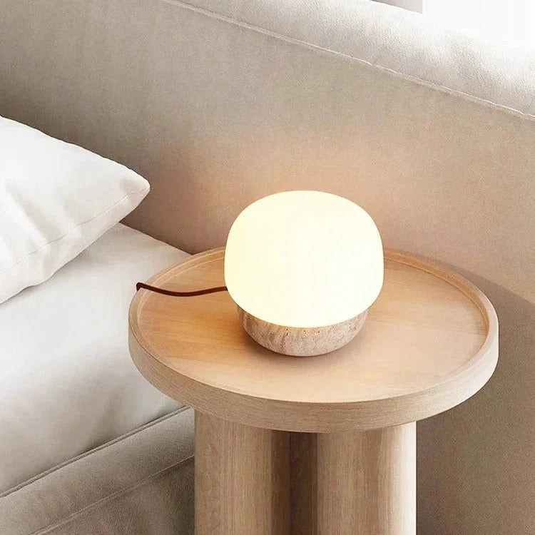 Fallessa Travertine Table Lamp