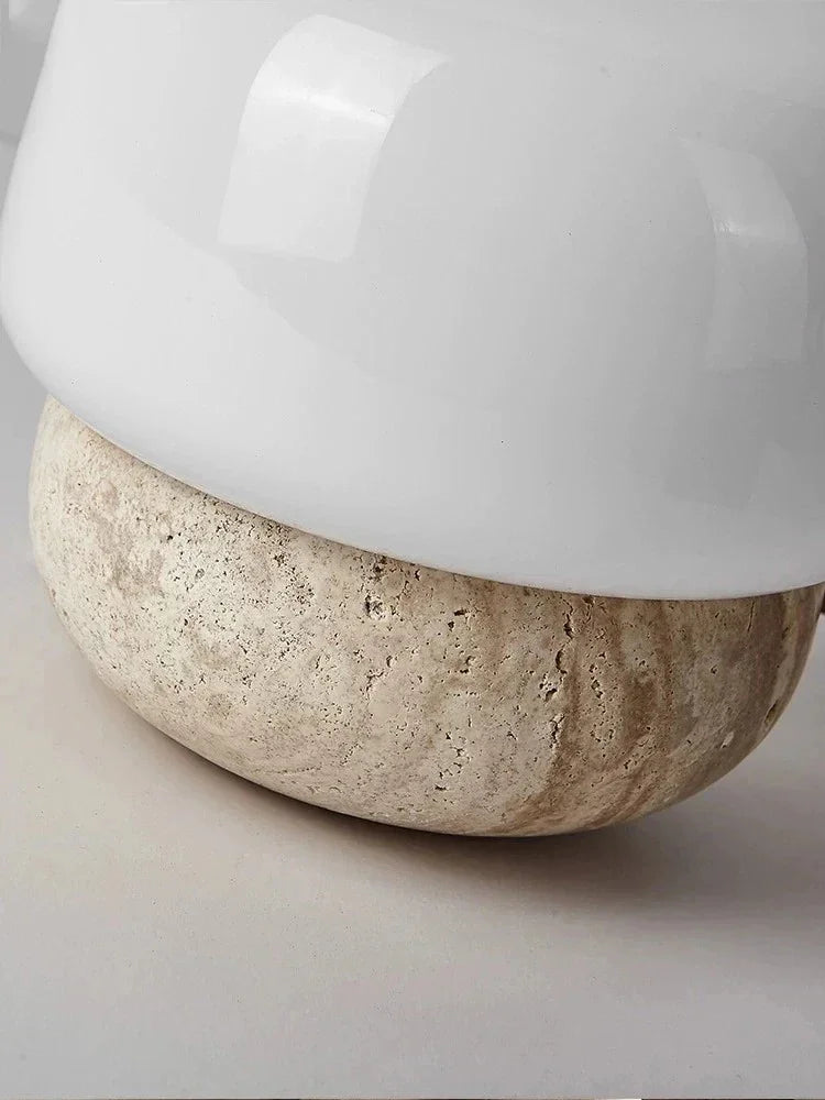 Fallessa Travertine Table Lamp