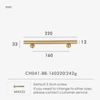 Falvorra Brass Ball Knobs