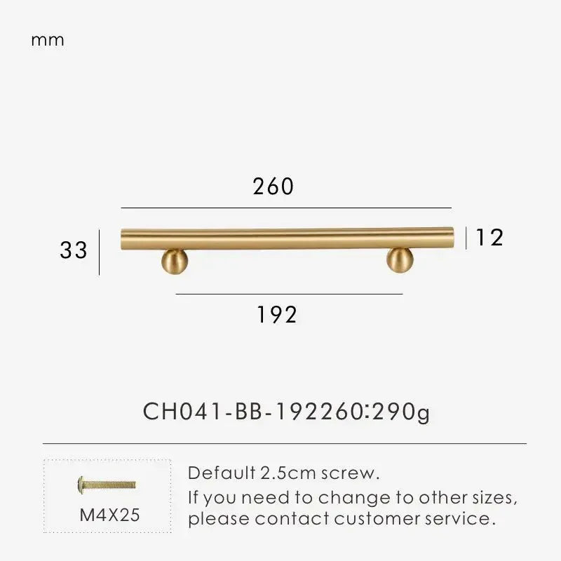 Falvorra Brass Ball Knobs
