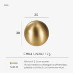 Falvorra Brass Ball Knobs