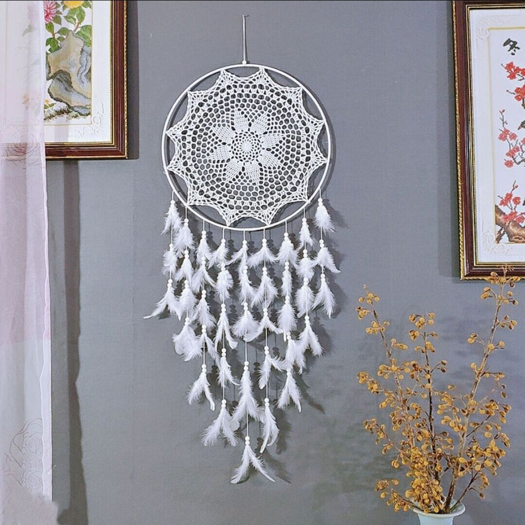 Feather Dreamcatcher Wall Hanging | Kelmera