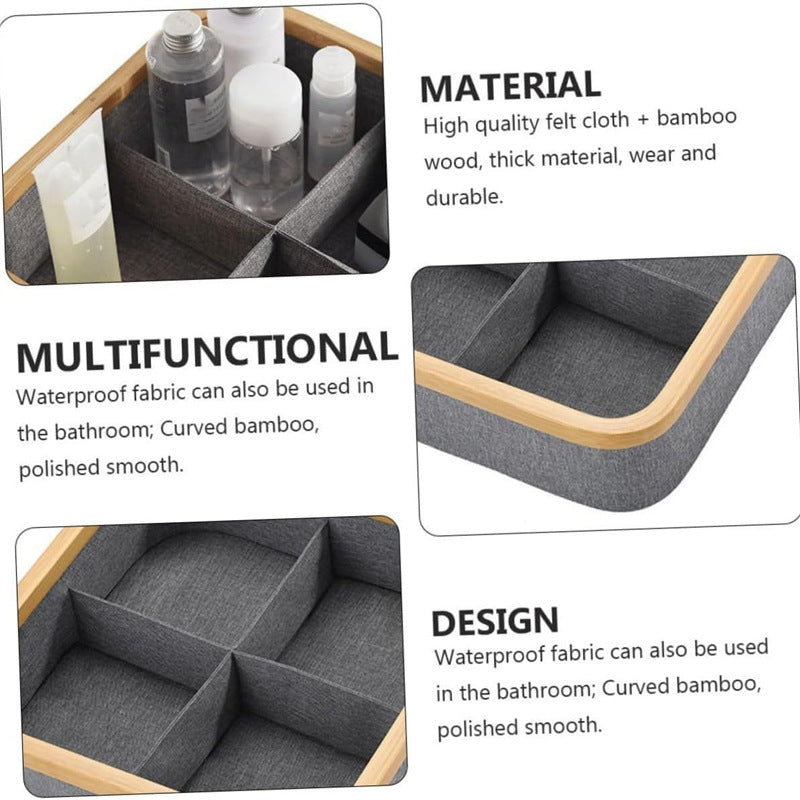 Felt Organizer with Bamboo Frame | Kelmera