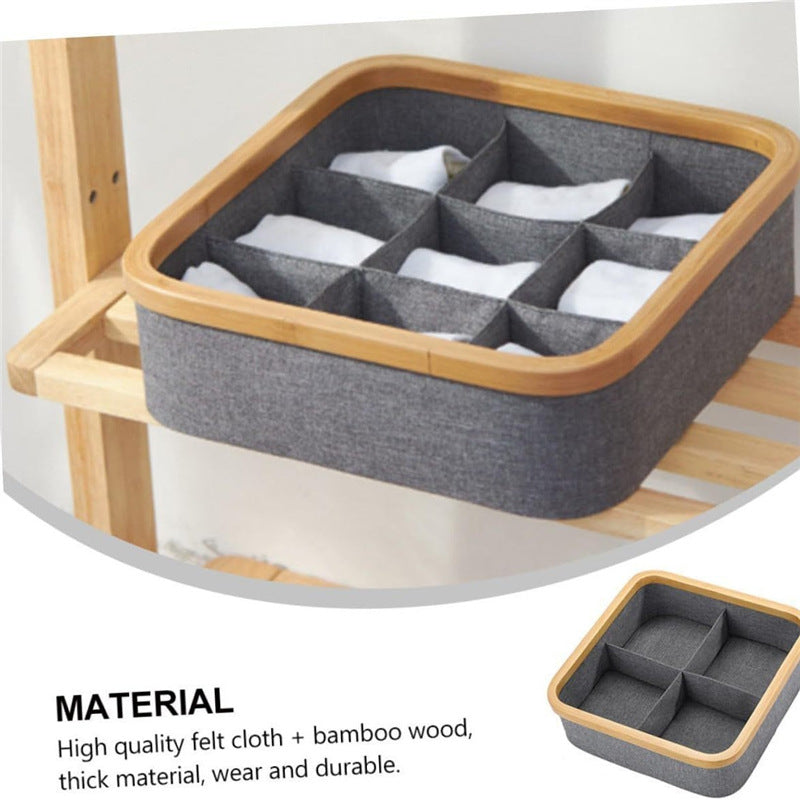 Felt Organizer with Bamboo Frame | Kelmera