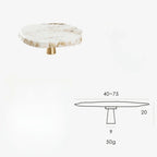 Fenndeno Marble Brass Knob