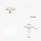 Fenndeno Marble Brass Knob