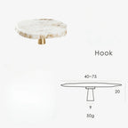 Fenndeno Marble Brass Knob