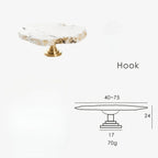 Fenndeno Marble Brass Knob