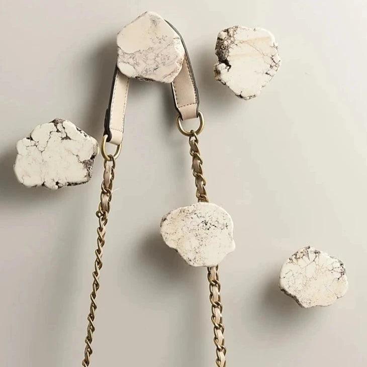 Fenndeno Marble Brass Knob