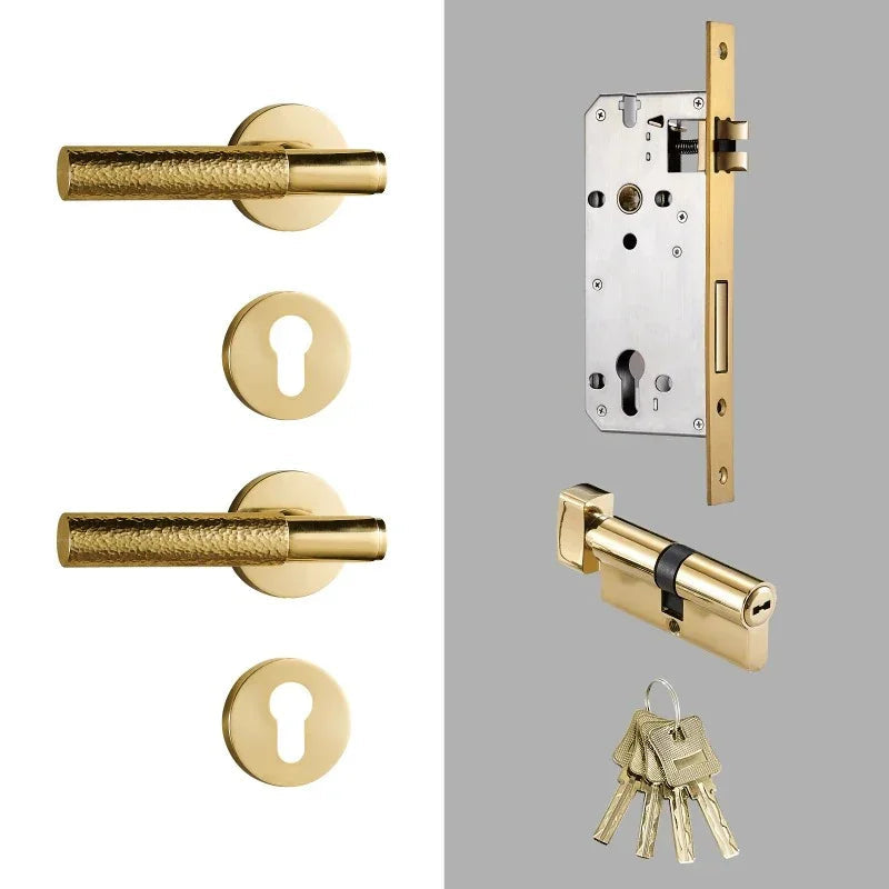 Fenstisa Brass Door Lock Set