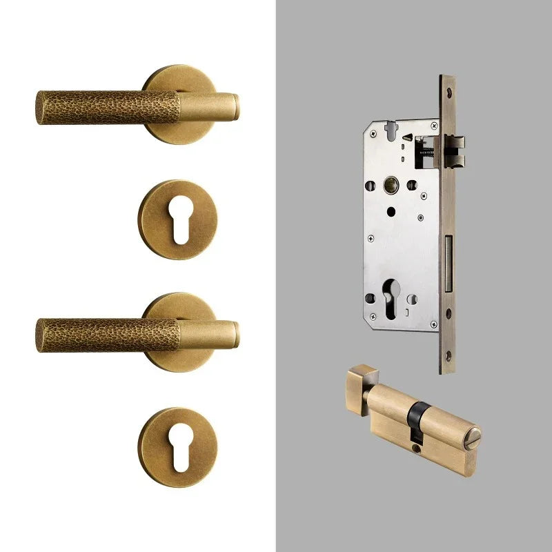 Fenstisa Brass Door Lock Set