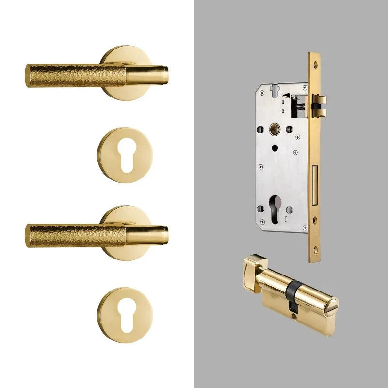 Fenstisa Brass Door Lock Set