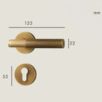 Fenstisa Brass Door Lock Set