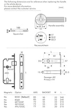 Fenstisa Brass Door Lock Set