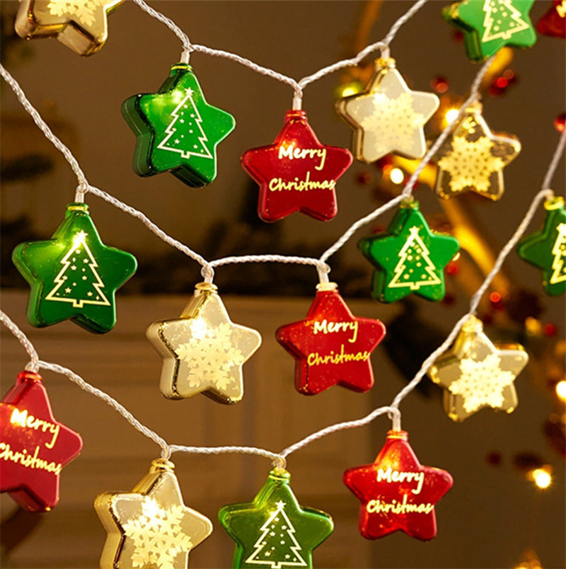Festive Glitter Orb Ball LED String Lights | Kelmera
