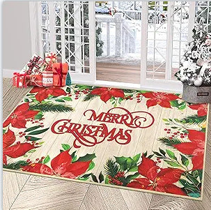 Festive Holiday Area Rug | Kelmera