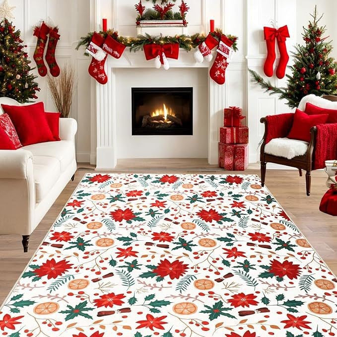 Festive Holiday Area Rug | Kelmera
