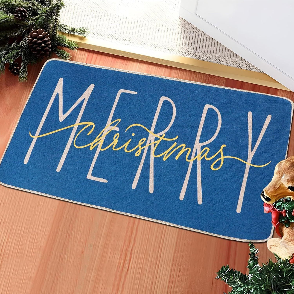 Festive Holiday Door Mat | Kelmera