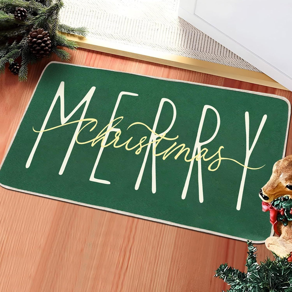 Festive Holiday Door Mat | Kelmera