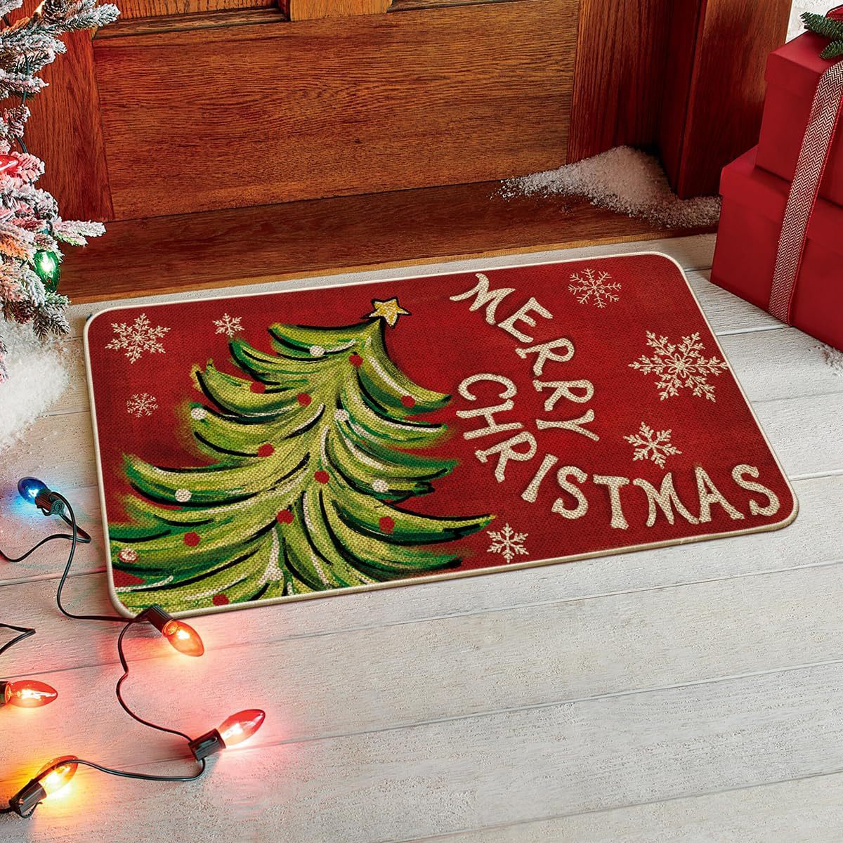 Festive Holiday Door Mat | Kelmera