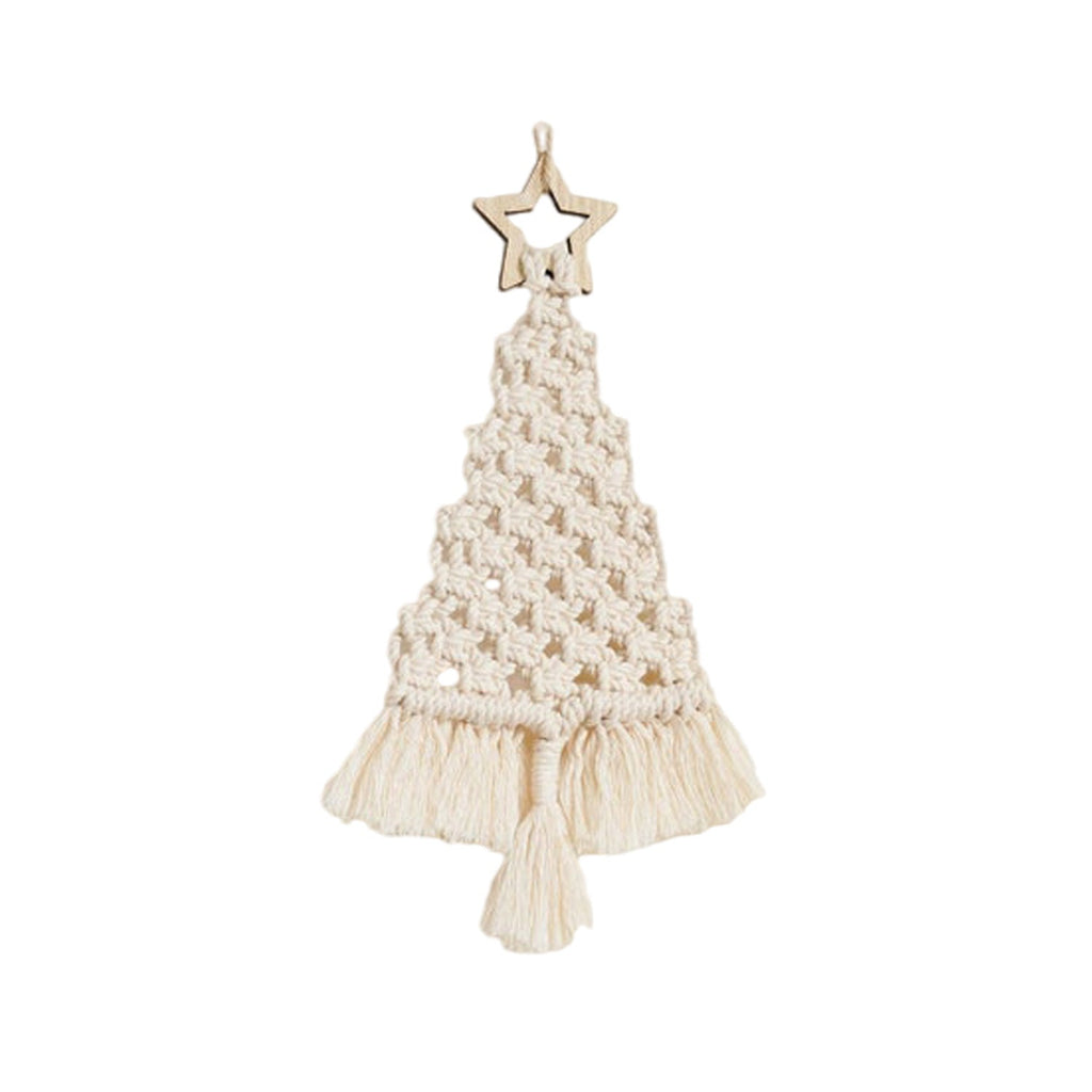 Festive Macrame Christmas Tree Ornament | Kelmera