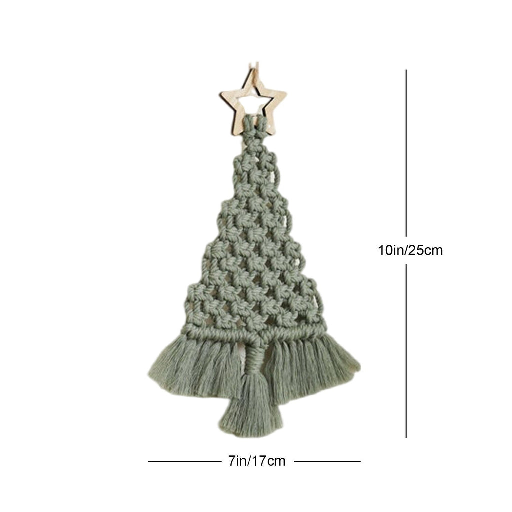Festive Macrame Christmas Tree Ornament | Kelmera