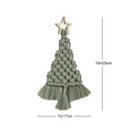 Festive Macrame Christmas Tree Ornament | Kelmera